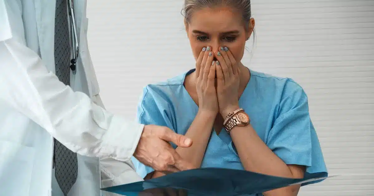 Patient upset